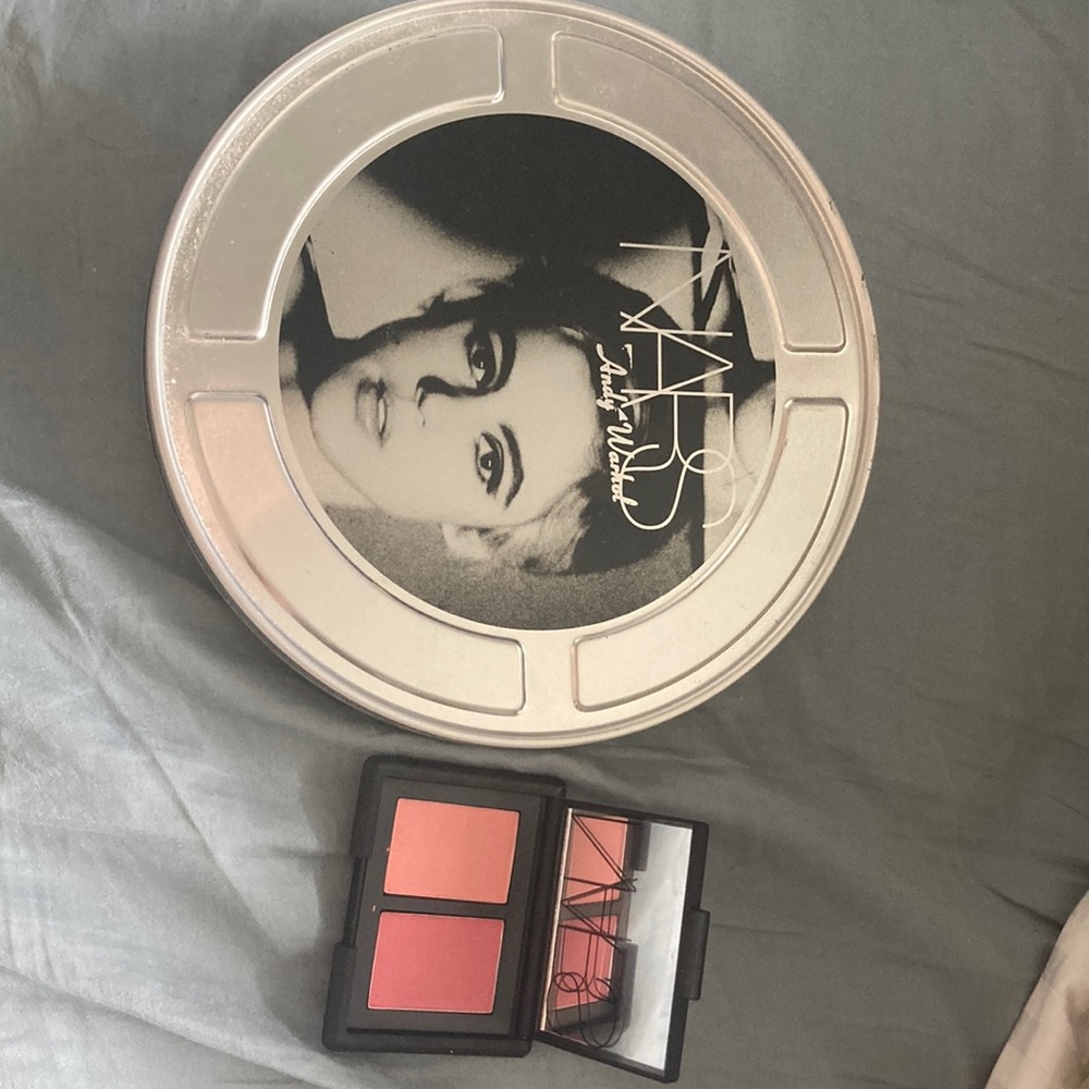 Andy Warhol collector tin and NARS blush